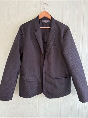 Kenneth Cole Reaction Quilted Black Sport Coat